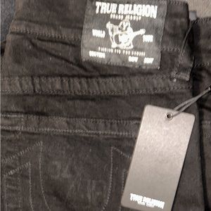 Men’s True Religion Black Rocco Skinny Jeans Size 34